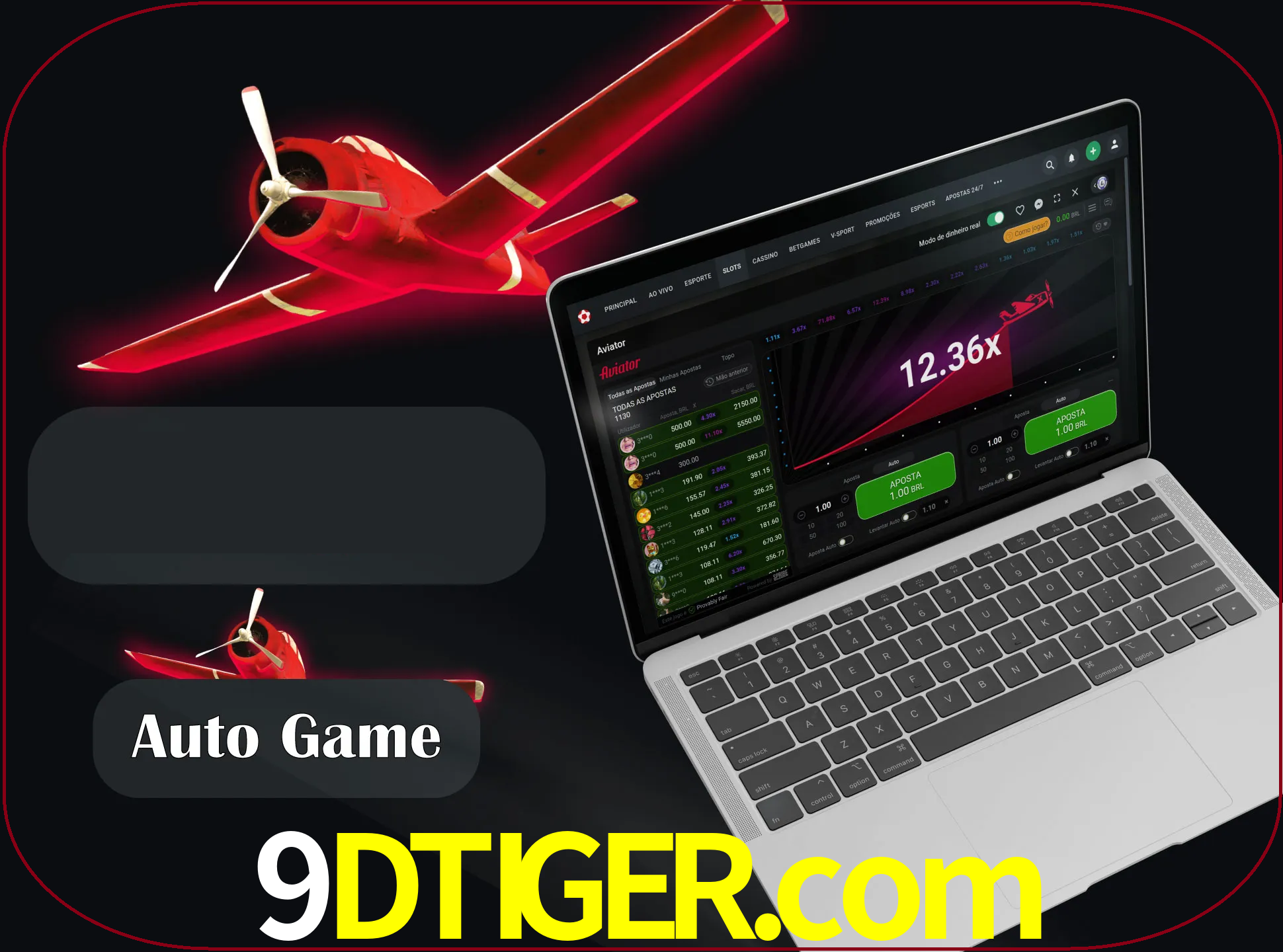 No modo automático, os jogos apostam e sacam seu dinheiro automaticamente.