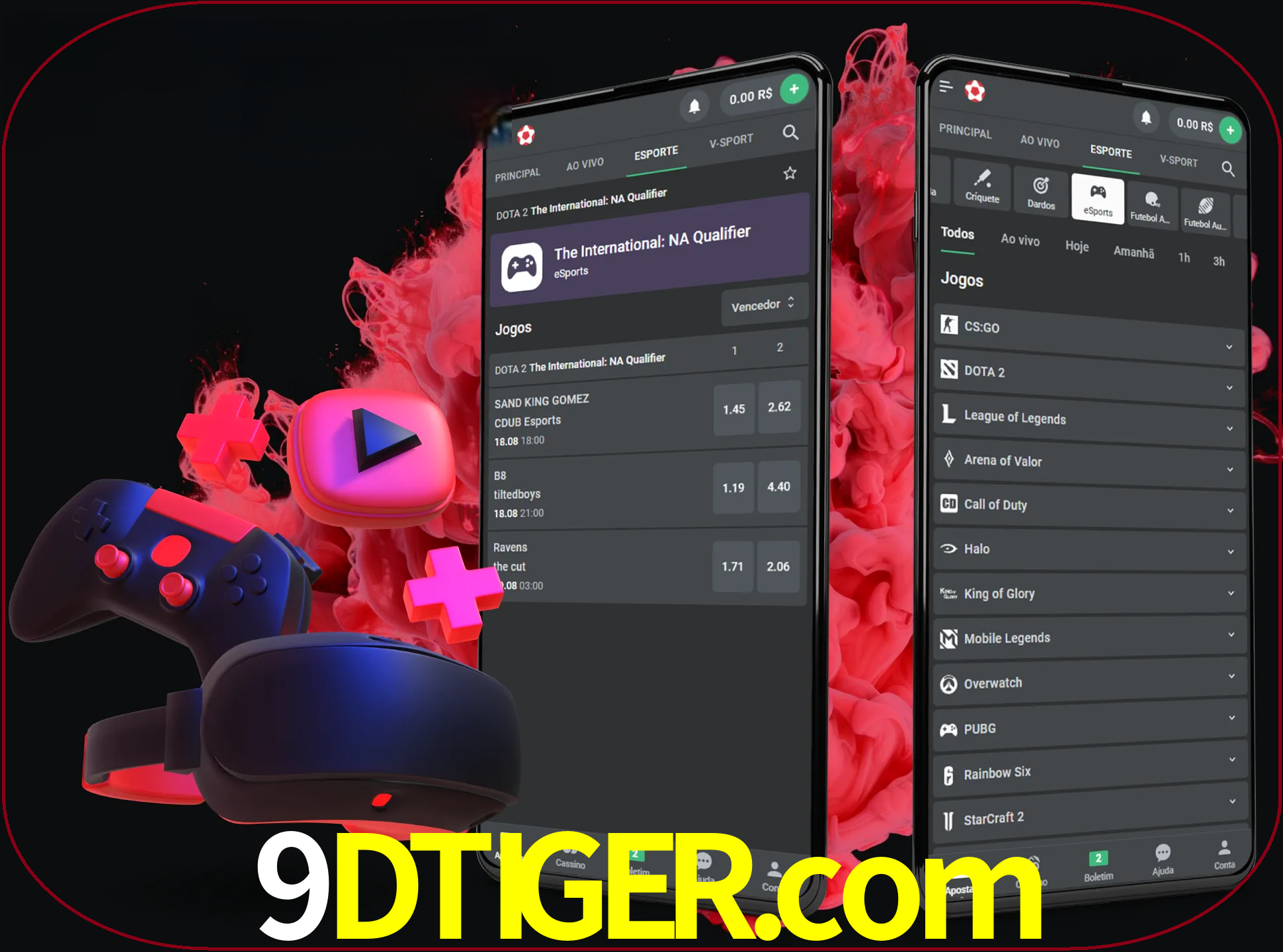 Para ter a aplicação móvel 9dtiger no seu smartphone, basta descarregar o ficheiro apk e seguir as instruções.