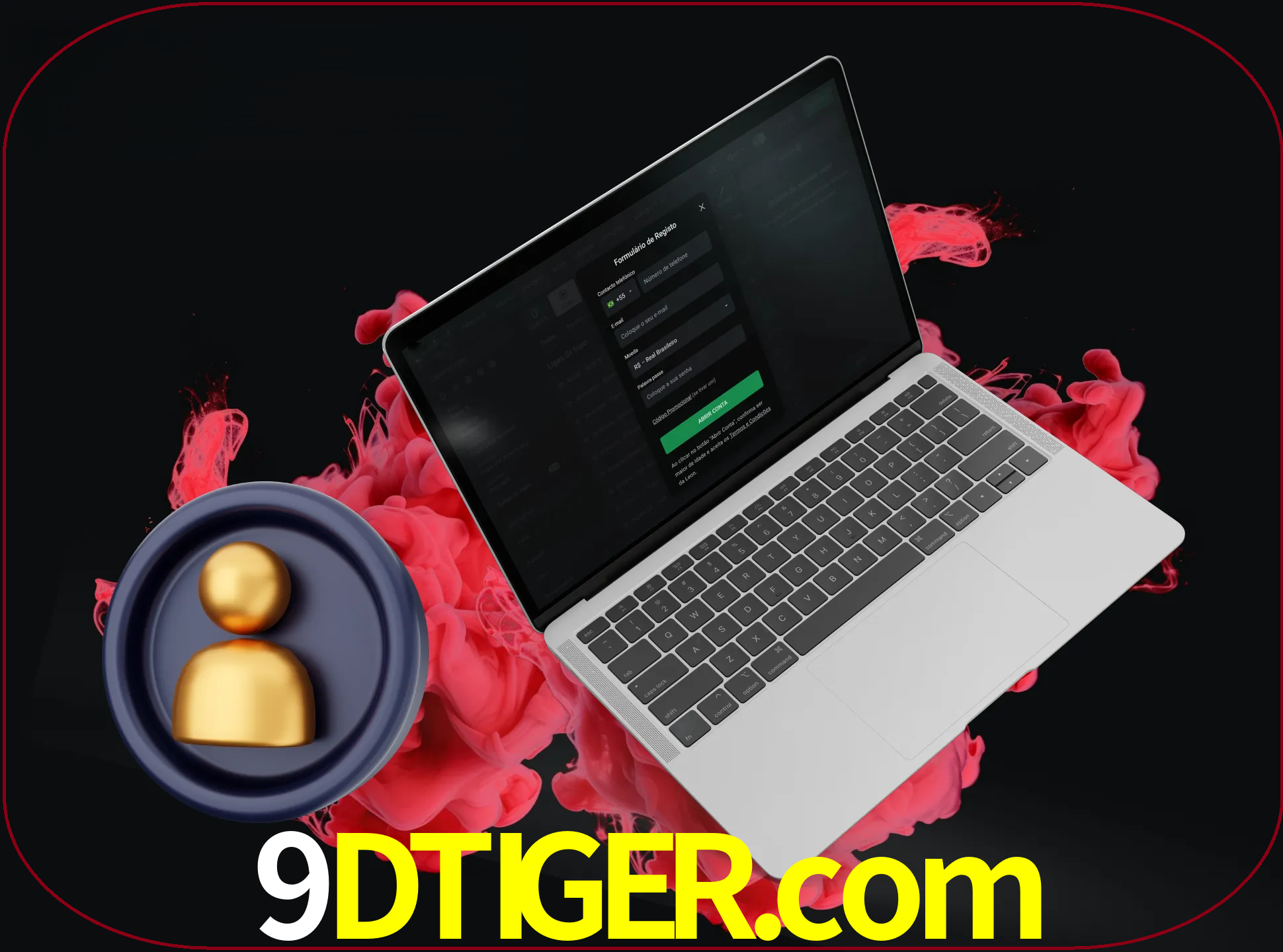 No cabeçalho do site 9dtiger, clique no botão que o levará a um formulário especial onde terá de introduzir as suas informações actuais.