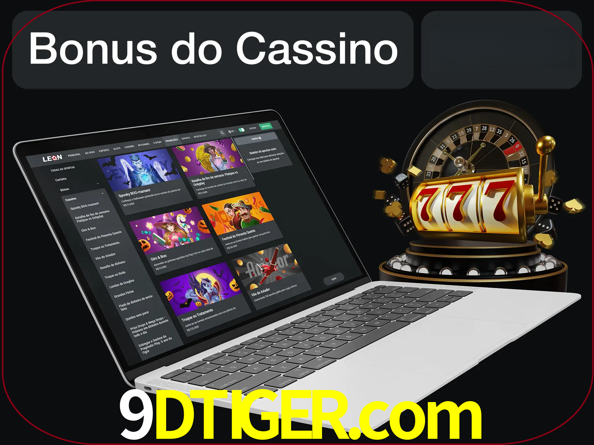 Use o bônus do cassino para começar melhor.