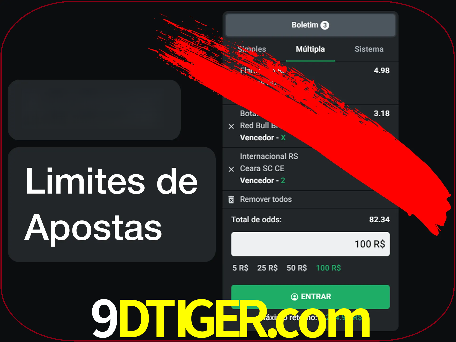 Não faça apostas loucas.